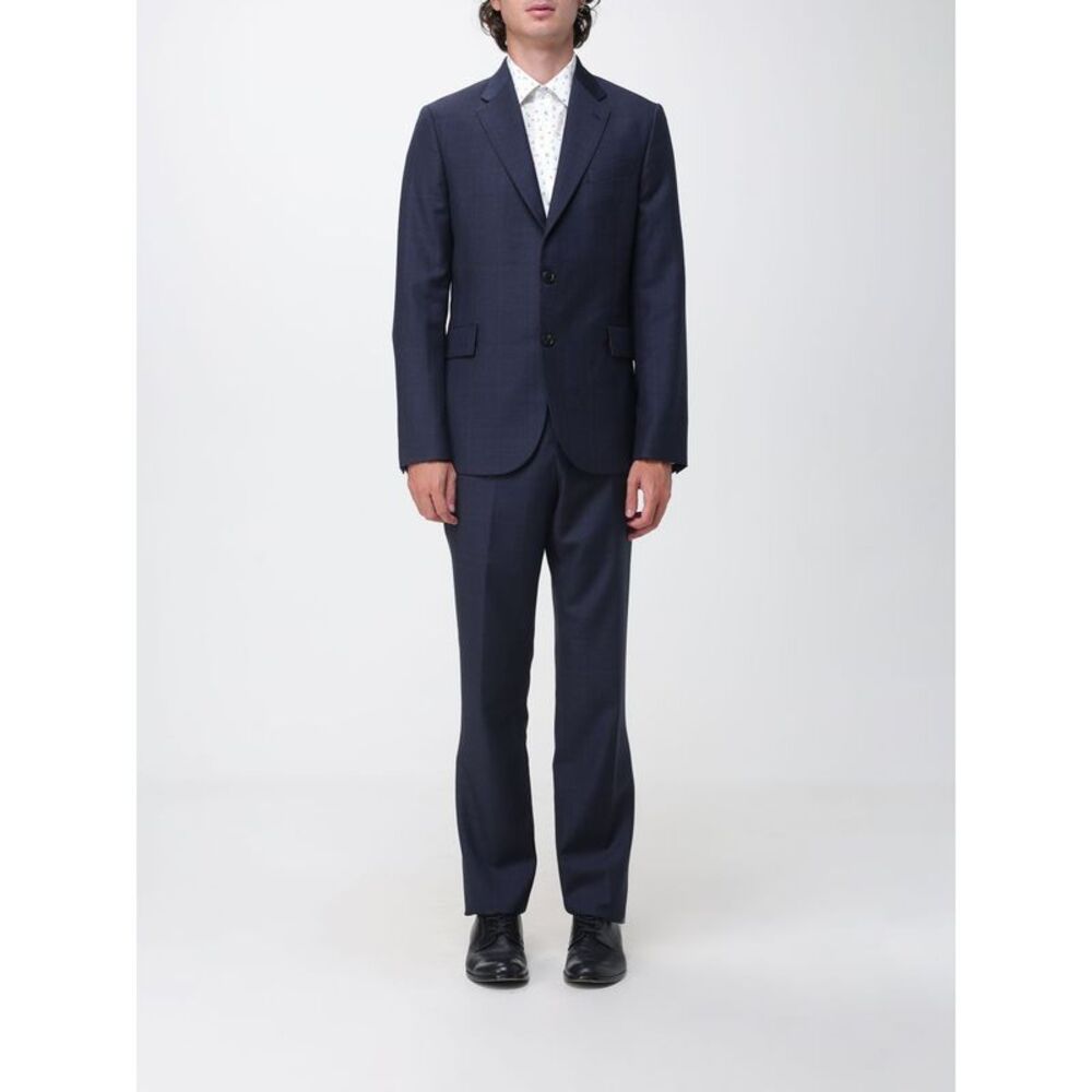 Paul Smith Men Single-Breasted Two-Button Pure Wool Suit Paul Smith